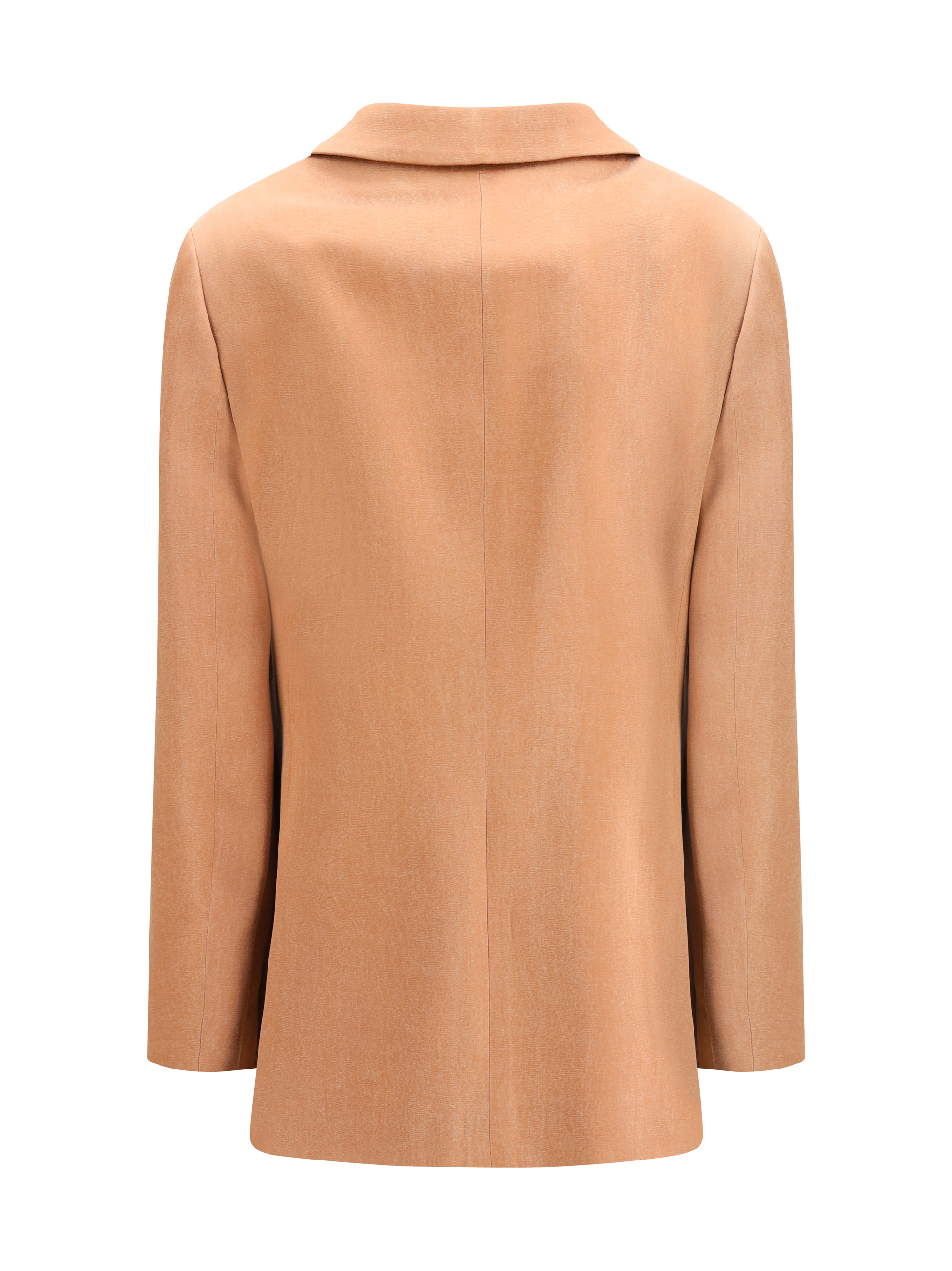 Double-breasted satin Blazer